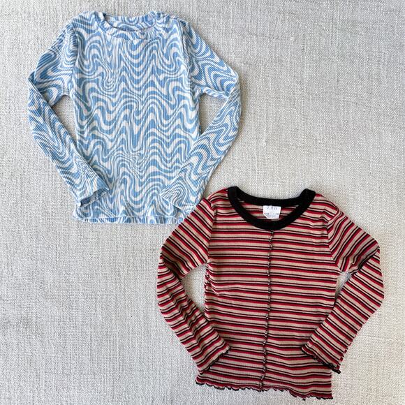 Zara Girl's Ribbed Tee Bundle VGUC 6 - Picture 1 of 5